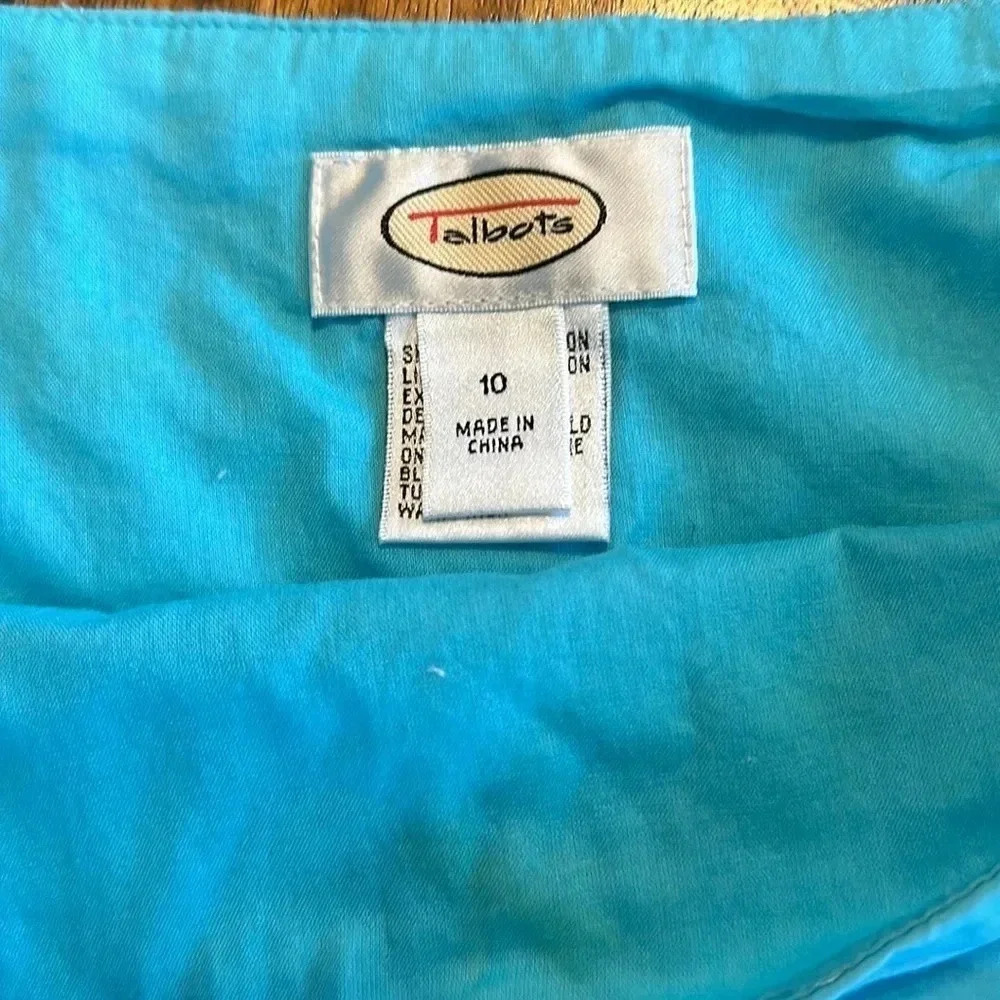 Talbots Dragonfly Embroidered Skirt size 10 EUC - Picture 2 of 6